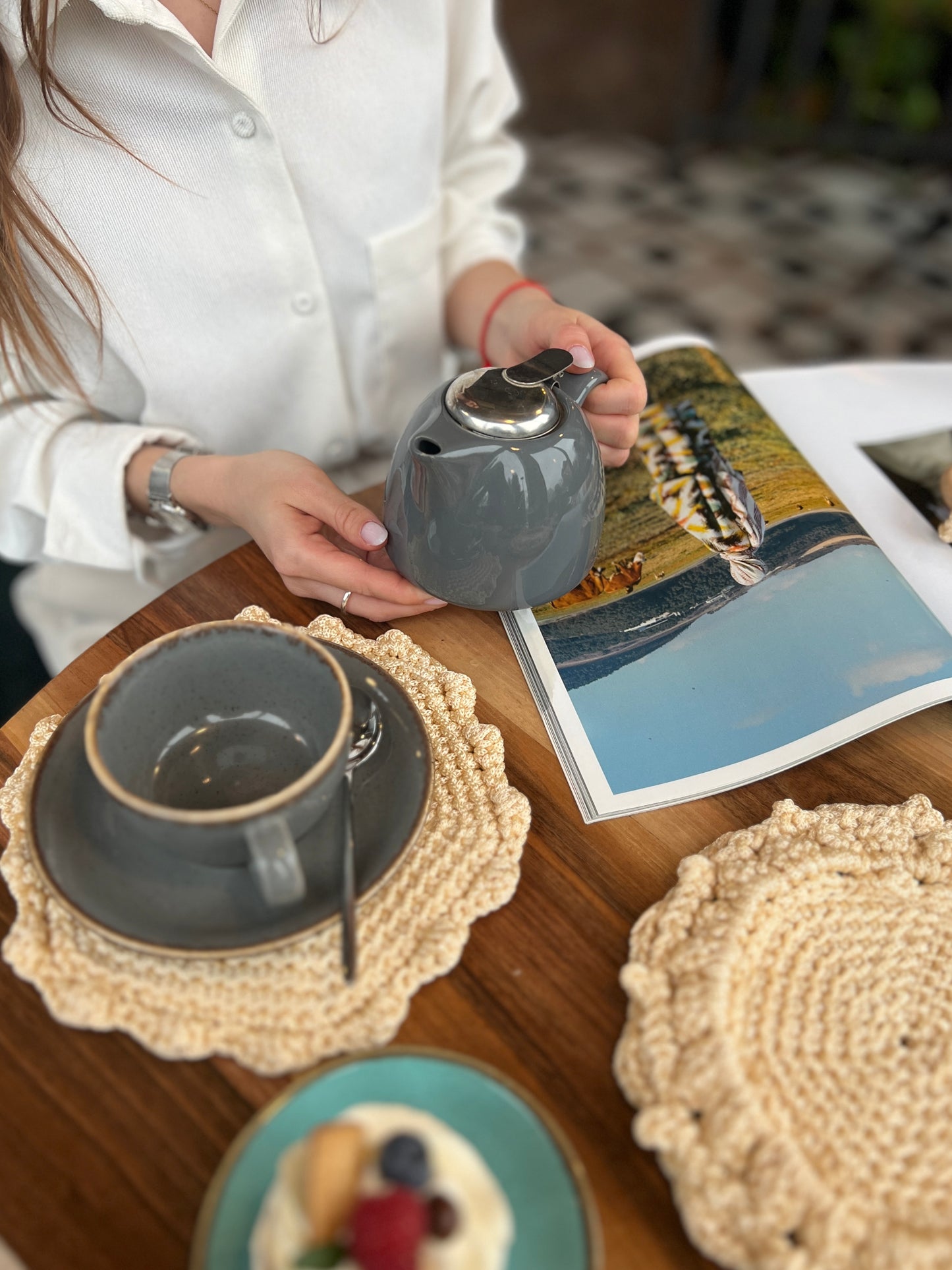 Tea Table Coaster Set