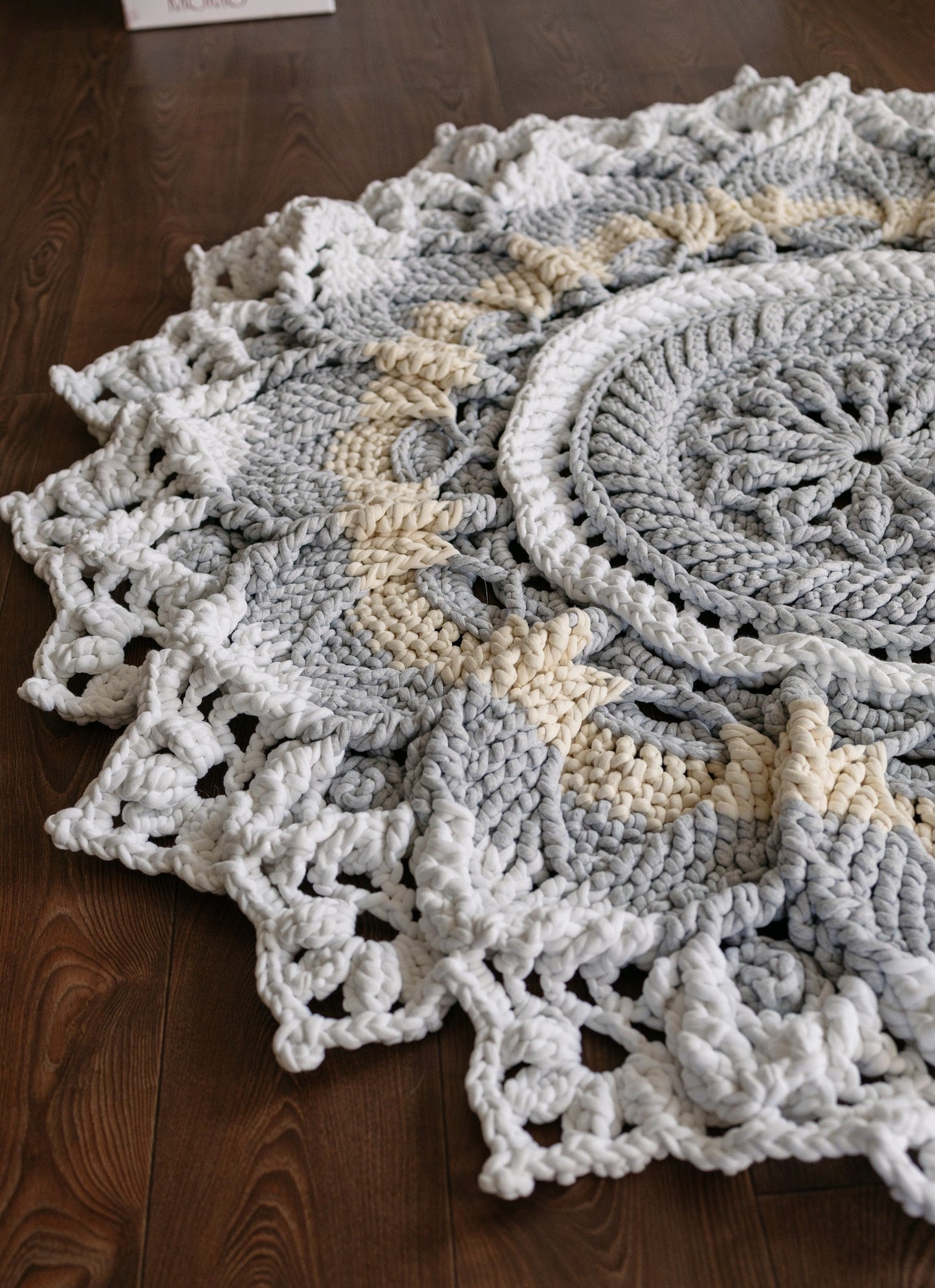 Knitted Round Children's Rug
