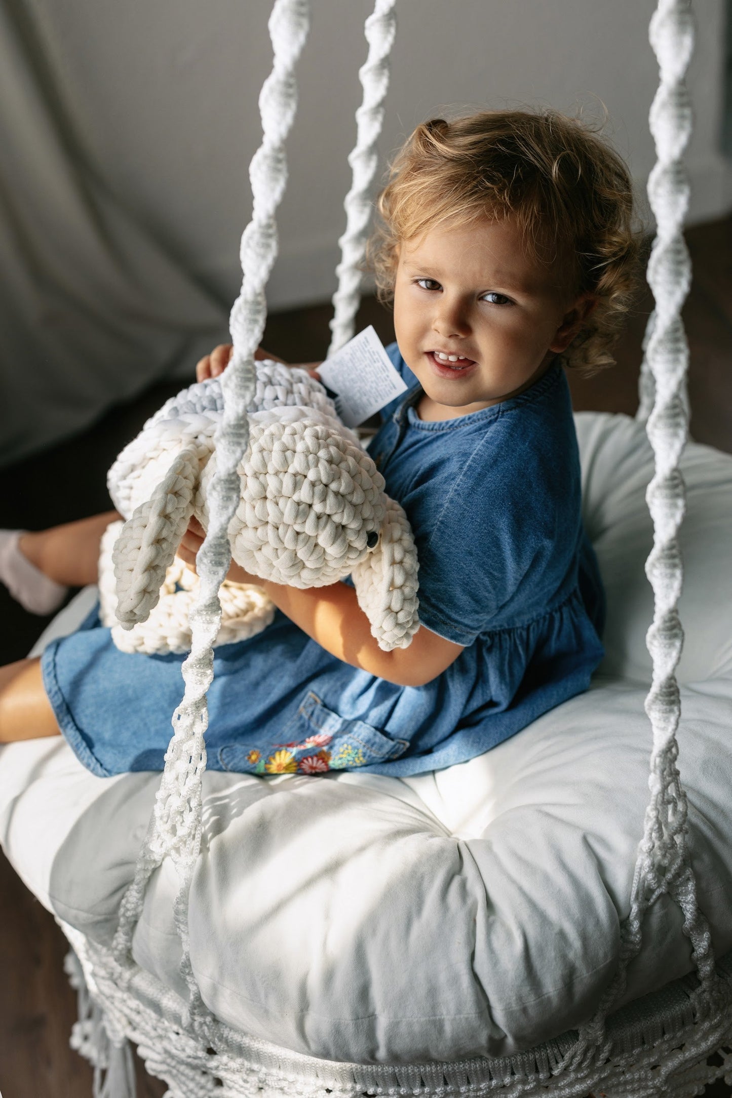 Knitted Turtle Toy with Coloring Page and Painting