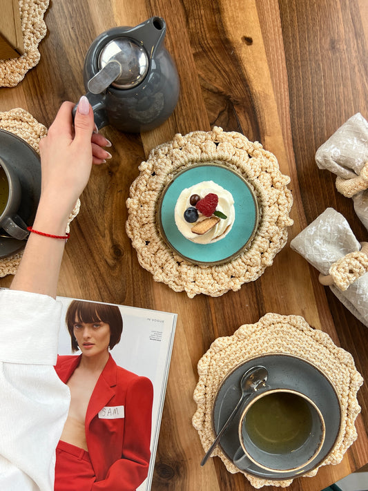 Tea Table Coaster Set